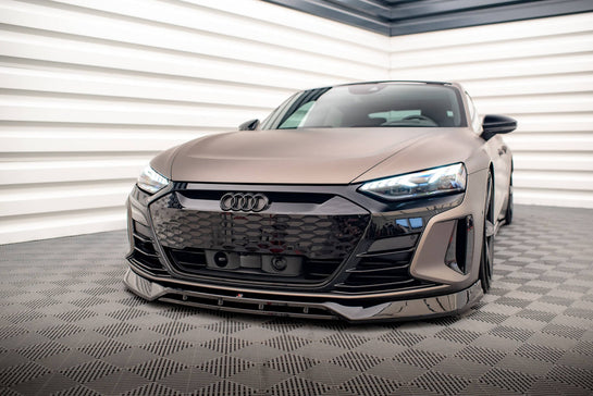 Maxton Design frontläpp V.3 monterad på Audi e-tron GT