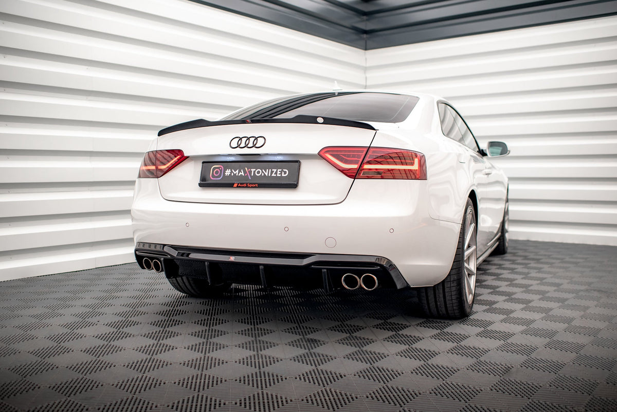 Rear Valance för Audi A5 Sportback 8T Facelift (Version with dual Exhausts on both sides)