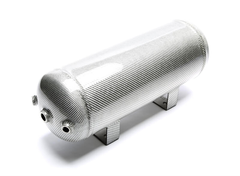 11.5L Silver / Kolfiberdraperad Lufttank Till Luftfjädring TA Technix – bild 2