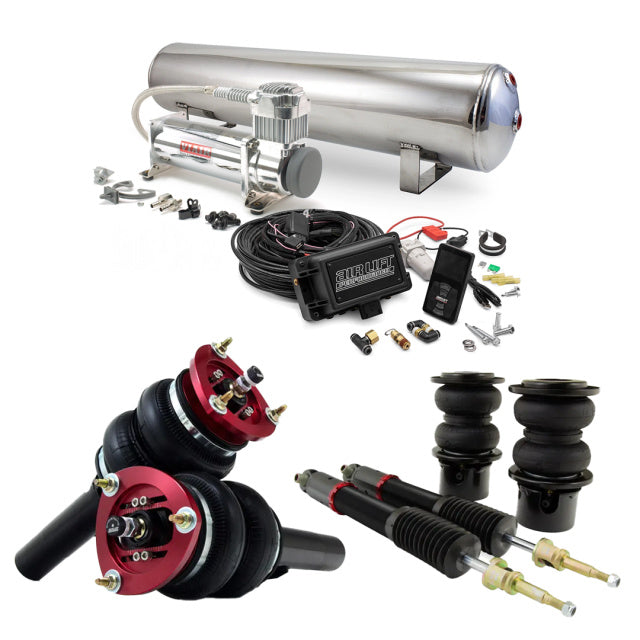 15-22 VW Golf / 15-22 VW GTI / 15-22 VW Golf R / 15-17 Audi A3 / 15-17 Audi S3 / 16-17 Audi TTS (55mm Fjäderben Fram) Främre Luftfjädring