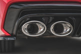Rear Valance + Exhaust Ends Imitation för Audi A7 S-Line C8 / S7 C8 / C8 Facelift / S7 Facelift
