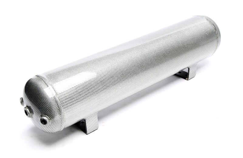 19L Silver / Kolfiberdraperad Lufttank Till Luftfjädring TA Technix