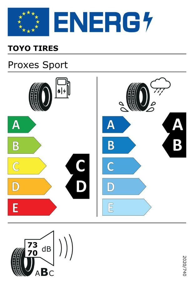 Toyo Proxes Sport 245/45ZR20 103Y XL – Sommardäck