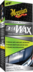 Meguiar's 3 in 1 Wax rengör, polerar och skyddar i ett steg