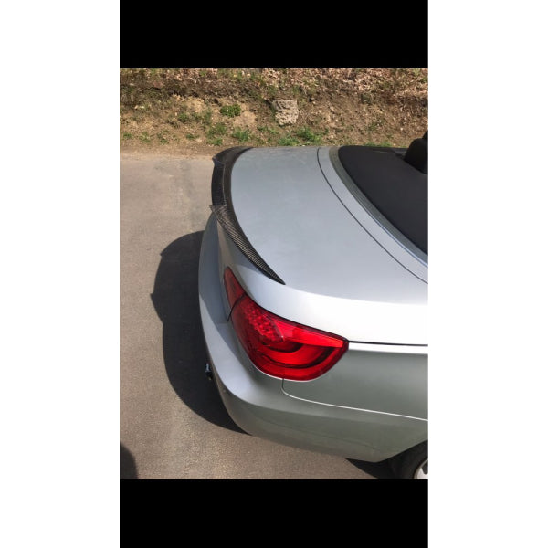 Bakspoiler i pre-preg carbon för BMW 3-serie / M3 Cabriolet E93
