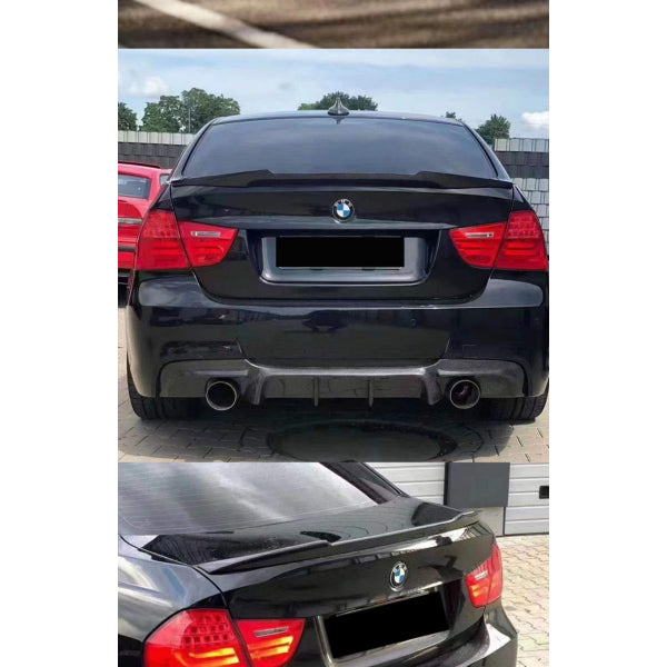 Bakspoiler i pre-preg carbon för BMW 3-serie / M3 Sedan E90