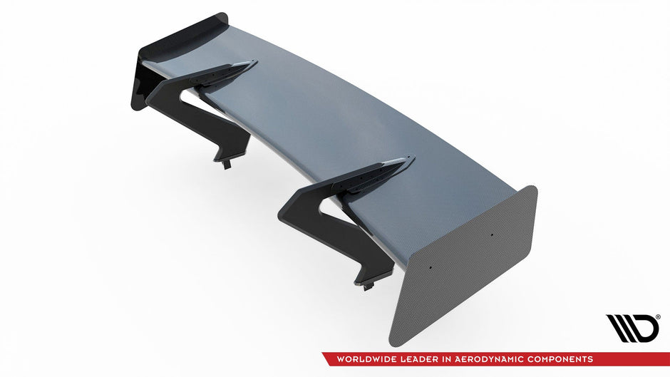 Kolfiberspoiler + LED för Audi R8 Mk2