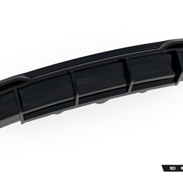 Rear Valance för Audi A5 Coupe 8T Facelift (Version with single Exhausts on both sides)