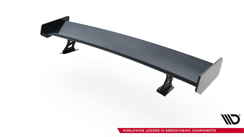 Kolfiberspoiler med yttre fästen + LED för Audi A5 Coupe 8T