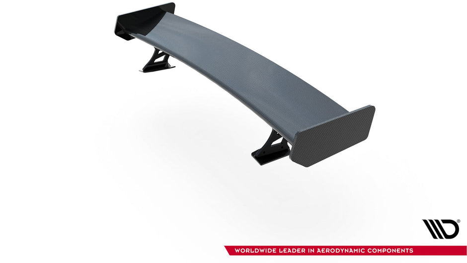 Kolfiberspoiler med yttre fästen + LED för Audi A5 Coupe 8T