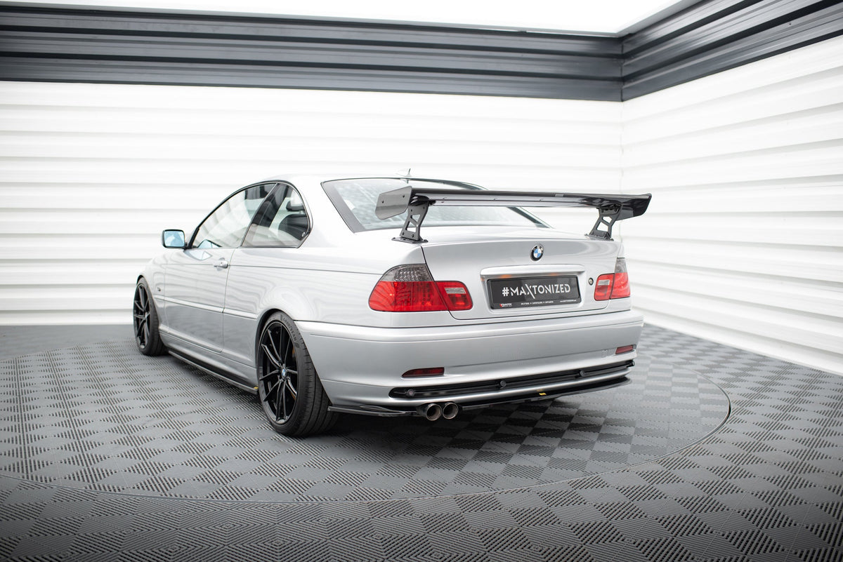 Kolfiberspoiler med yttre fästen för BMW 3 Coupe E46