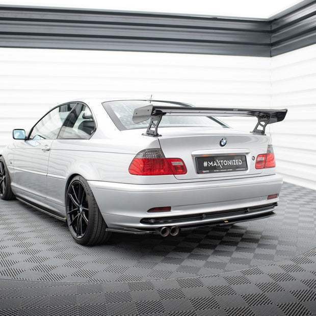 Kolfiberspoiler med yttre fästen för BMW 3 Coupe E46