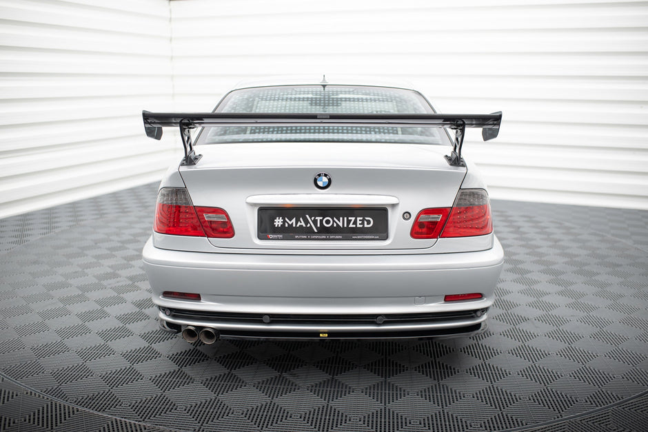 Kolfiberspoiler med yttre fästen för BMW 3 Coupe E46