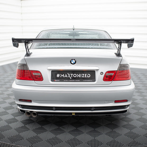 Kolfiberspoiler med yttre fästen för BMW 3 Coupe E46