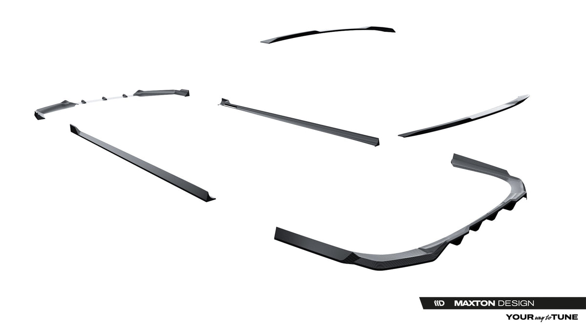Set of Prepreg Carbon Fiber Splitters för BMW 7 / i7 M-Pack G70