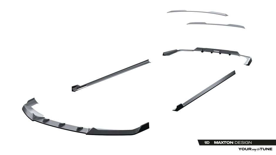 Set of Prepreg Carbon Fiber Splitters för BMW 7 / i7 M-Pack G70
