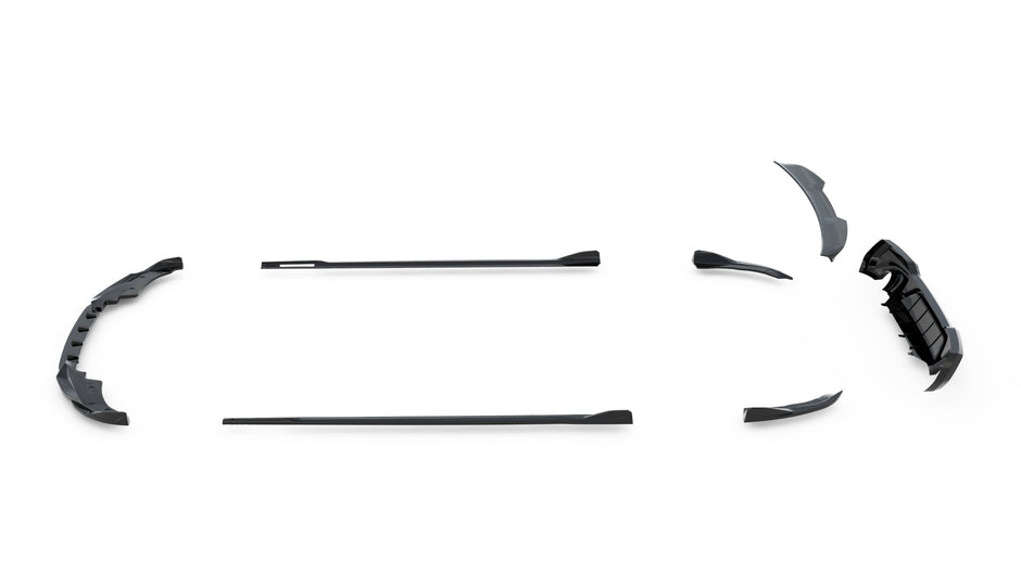 Splitter-kit för BMW 4 M-Pack Coupe G22 / G22 Facelift