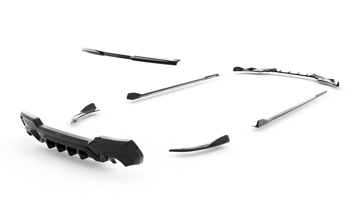 Splitter-kit för BMW 4 M-Pack Coupe G22 / G22 Facelift