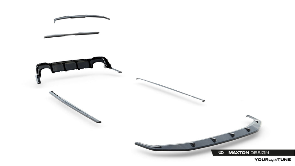 Set Of Prepreg Carbon Fiber Splitters för Audi RS6 C8 / C8 Facelift