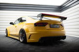 Kolfiberspoiler med yttre fästen + LED för Audi A5 Coupe 8T
