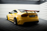 Kolfiberspoiler med övre swan-fäste + LED för Audi A5 Coupe 8T