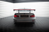 Kolfiberspoiler med inre fästen + LED för BMW 3 Coupe E46