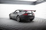 Kolfiberspoiler med övre swan-fäste + LED för Mazda MX-5 ND (Mk4)