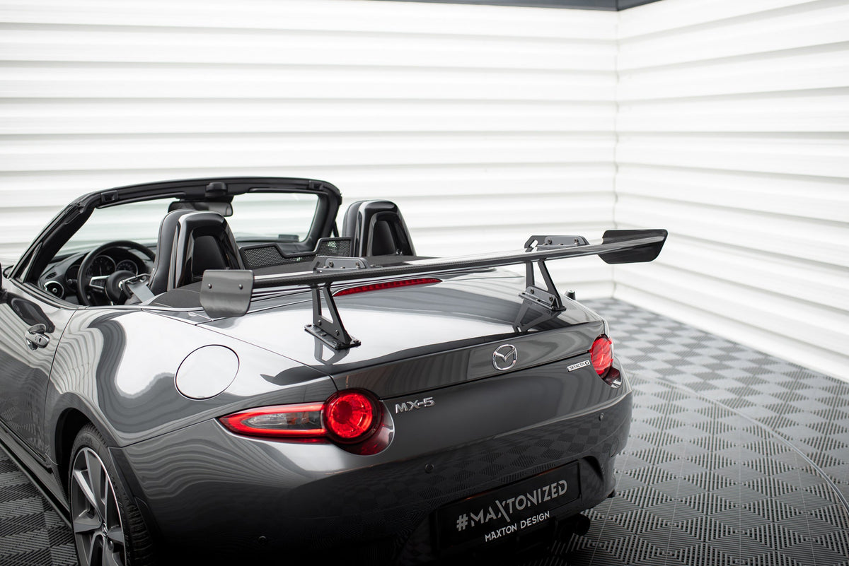 Kolfiberspoiler med övre swan-fäste  för Mazda MX-5 ND (Mk4)