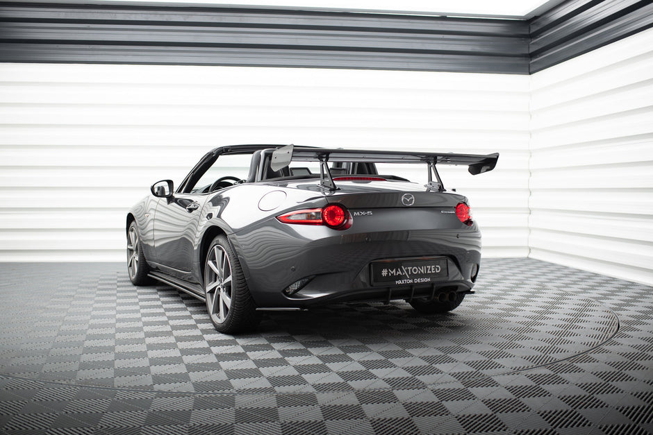 Kolfiberspoiler med övre swan-fäste  för Mazda MX-5 ND (Mk4)