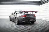Kolfiberspoiler med övre swan-fäste + LED för Mazda MX-5 ND (Mk4)