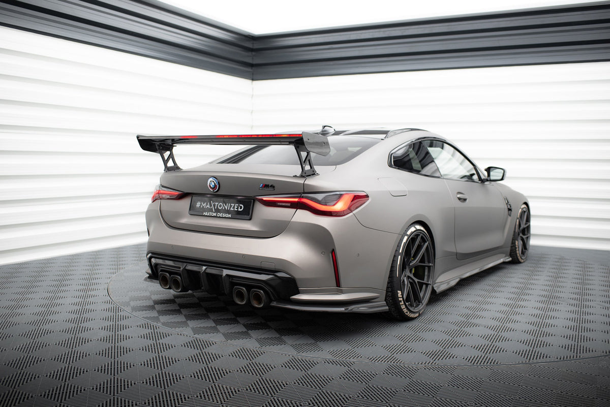 Kolfiberspoiler med yttre fästen + LED för BMW M4 G82 / G82 Facelift / M440i / 4 M-Pack G22 / G22 Facelift