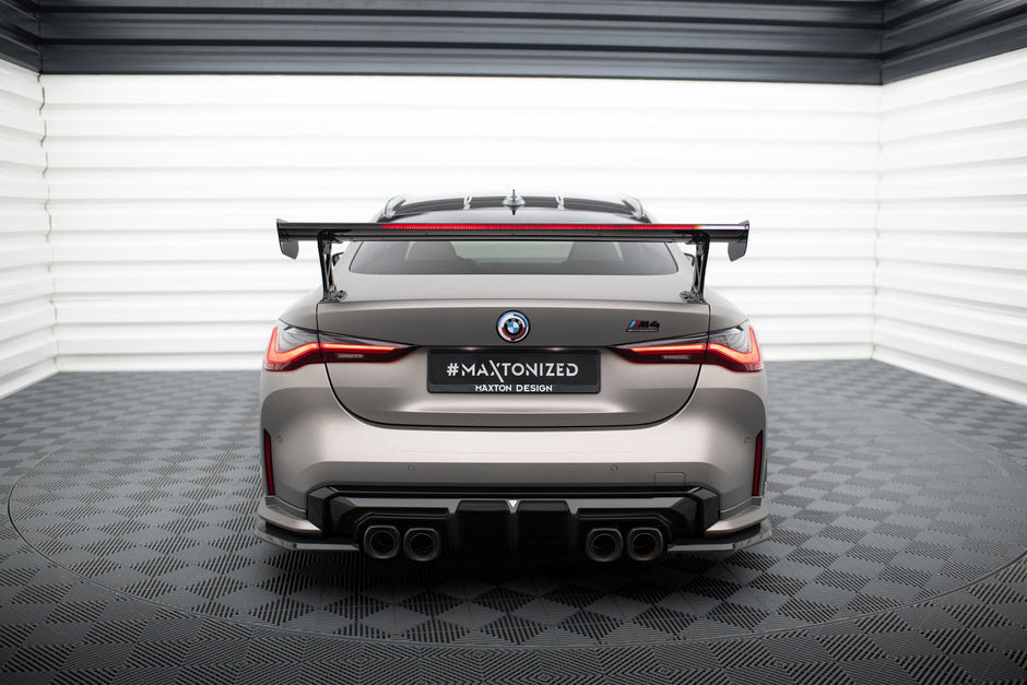 Kolfiberspoiler med yttre fästen + LED för BMW M4 G82 / G82 Facelift / M440i / 4 M-Pack G22 / G22 Facelift