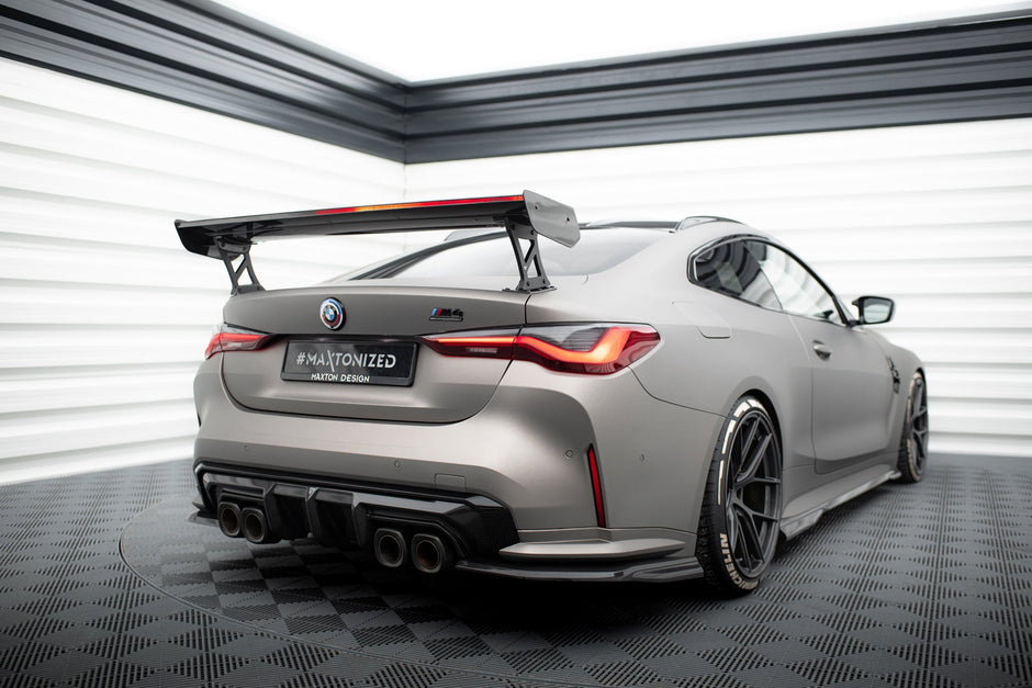 Kolfiberspoiler med yttre fästen + LED för BMW M4 G82 / G82 Facelift / M440i / 4 M-Pack G22 / G22 Facelift