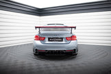 Kolfiberspoiler med yttre fästen + LED för BMW 4 F32 / 4 F32 M-Pack Coupe
