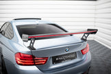 Kolfiberspoiler med yttre fästen + LED för BMW 4 F32 / 4 F32 M-Pack Coupe