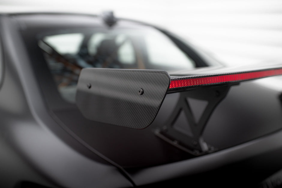 Kolfiberspoiler med inre fästen + LED för BMW M2 F87 / 2 / 2 M-Pack F22