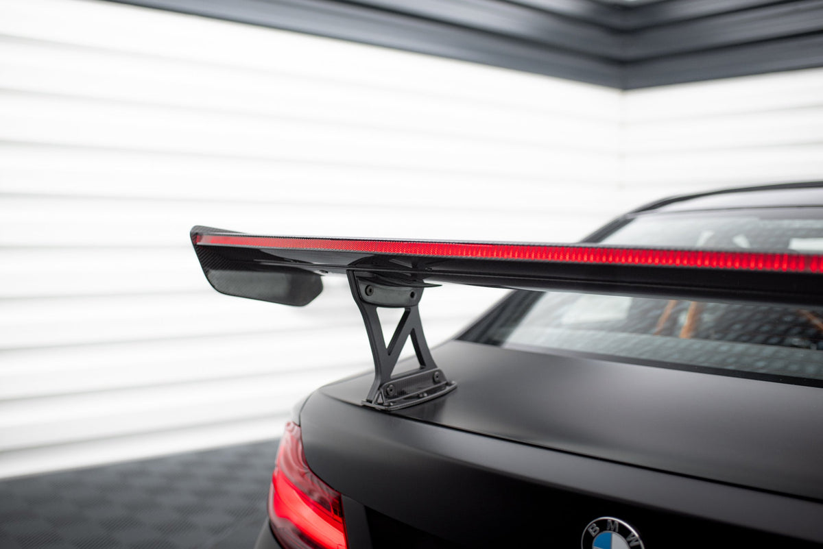 Kolfiberspoiler med inre fästen + LED för BMW M2 F87 / 2 / 2 M-Pack F22