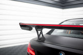 Kolfiberspoiler med inre fästen + LED för BMW M2 F87 / 2 / 2 M-Pack F22
