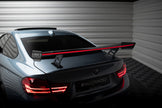 Kolfiberspoiler med inre fästen + LED för BMW 4 F32 / 4 F32 M-Pack Coupe
