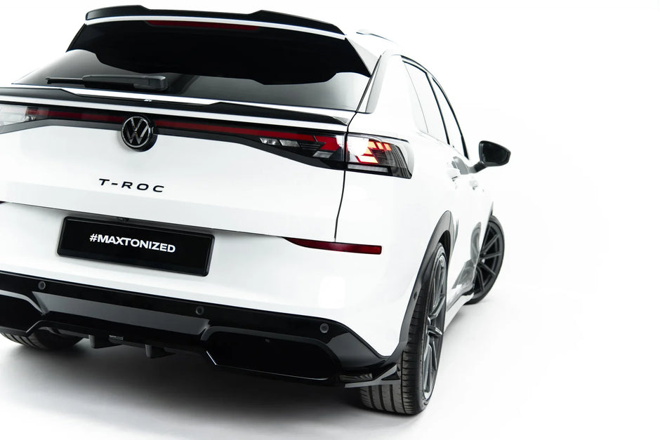 Bakre Splitter (with vertical bars) för Volkswagen T-Roc R-Line Mk2