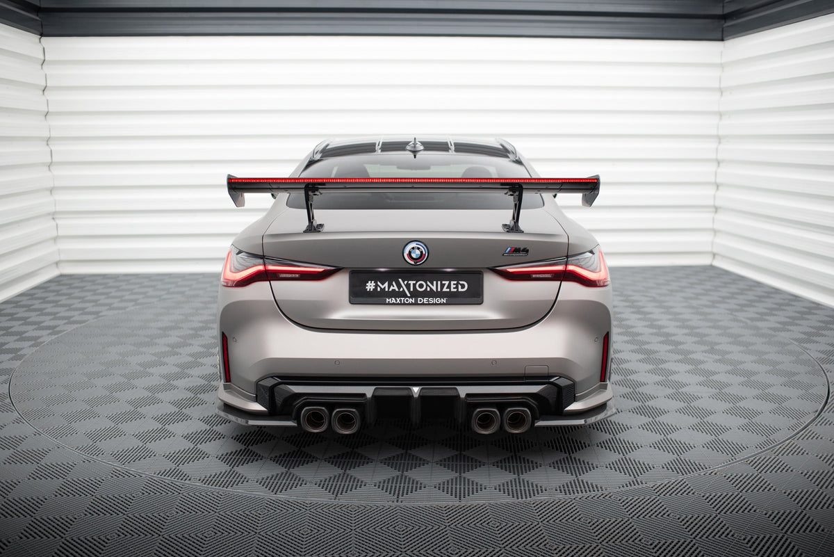 Kolfiberspoiler med inre fästen + LED för BMW M4 G82 / G82 Facelift / M440i / 4 M-Pack G22 / G22 Facelift
