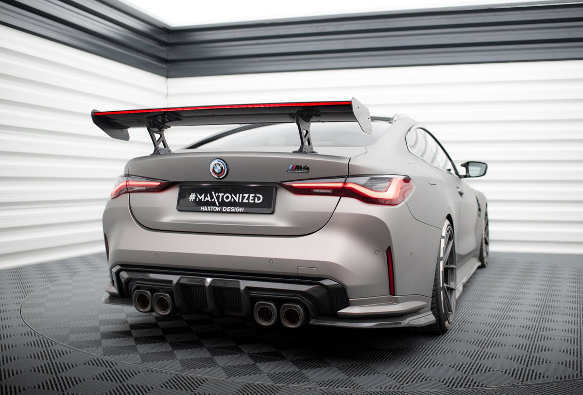 Kolfiberspoiler med inre fästen + LED för BMW M4 G82 / G82 Facelift / M440i / 4 M-Pack G22 / G22 Facelift