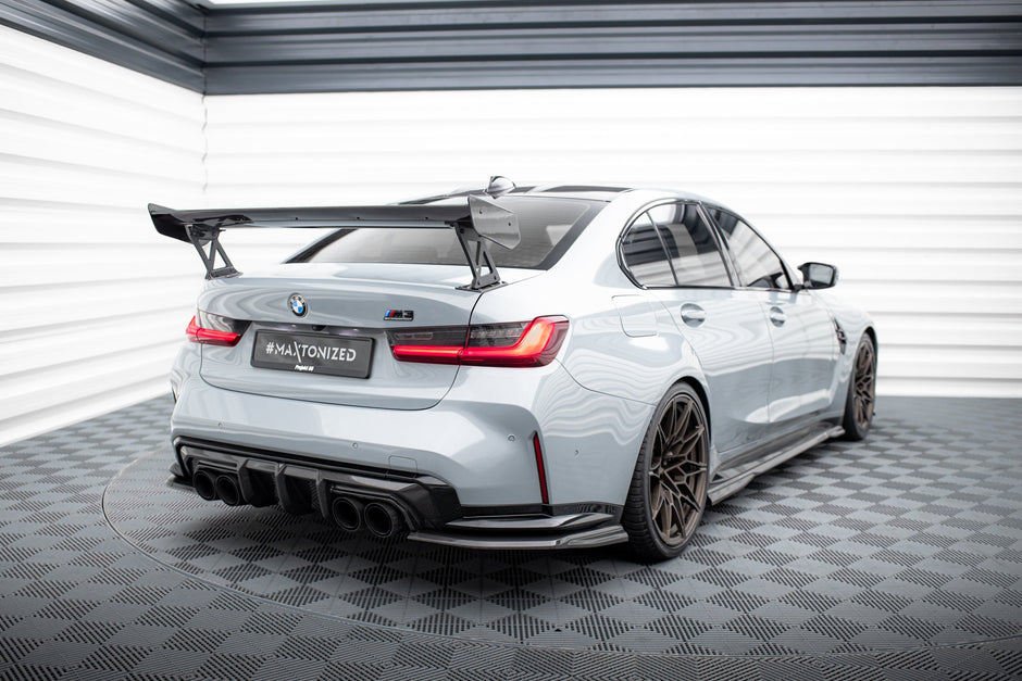 Kolfiberspoiler med yttre fästen för BMW M3 G80 / M340i G20 / 3 M-Pack G20 / 3 Standard G20