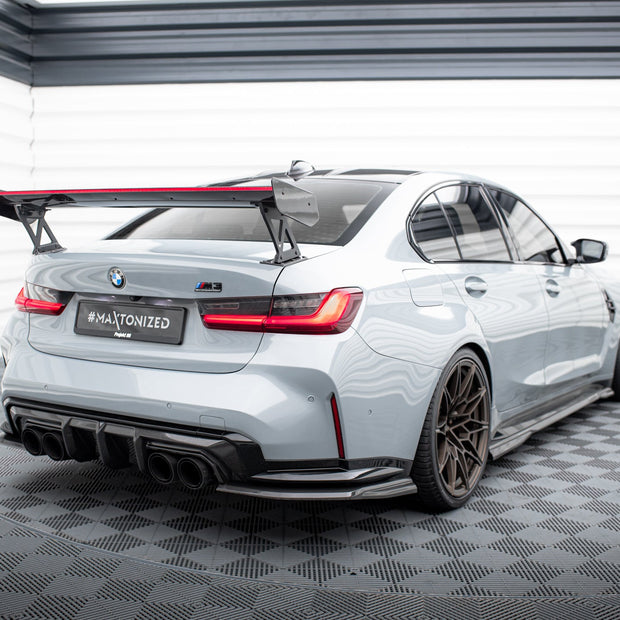 Kolfiberspoiler med yttre fästen + LED BMW M3 G80 / M340i G20 / 3 M-Pack G20 / 3 Standard G20