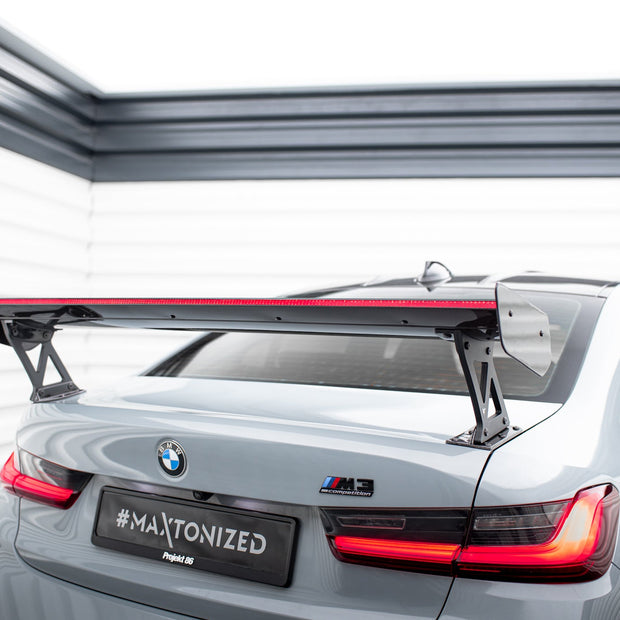 Kolfiberspoiler med yttre fästen + LED BMW M3 G80 / M340i G20 / 3 M-Pack G20 / 3 Standard G20