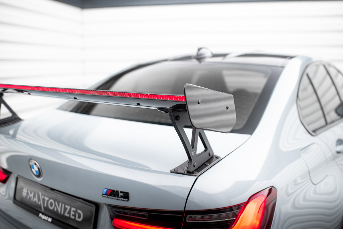Kolfiberspoiler med yttre fästen + LED BMW M3 G80 / M340i G20 / 3 M-Pack G20 / 3 Standard G20