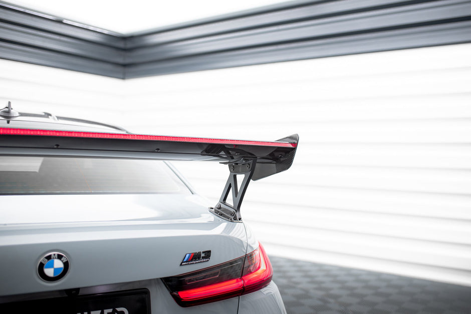Kolfiberspoiler med yttre fästen + LED BMW M3 G80 / M340i G20 / 3 M-Pack G20 / 3 Standard G20