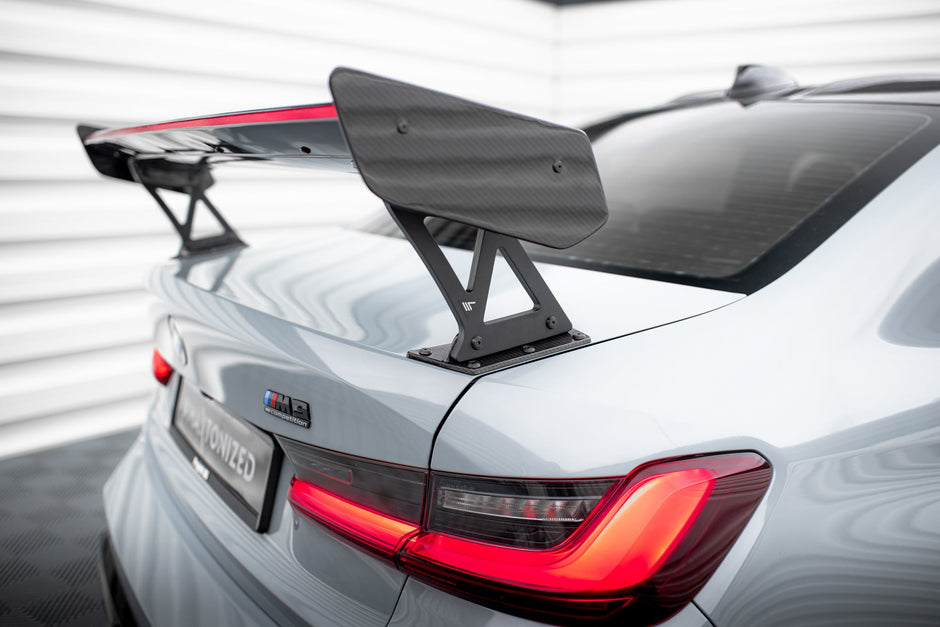 Kolfiberspoiler med yttre fästen + LED BMW M3 G80 / M340i G20 / 3 M-Pack G20 / 3 Standard G20
