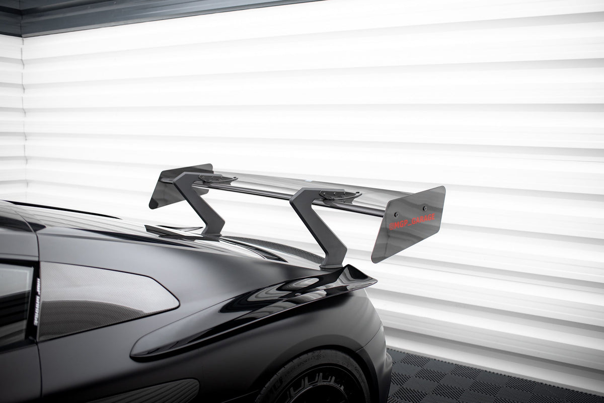 Kolfiberspoiler + LED för Audi R8 Mk2