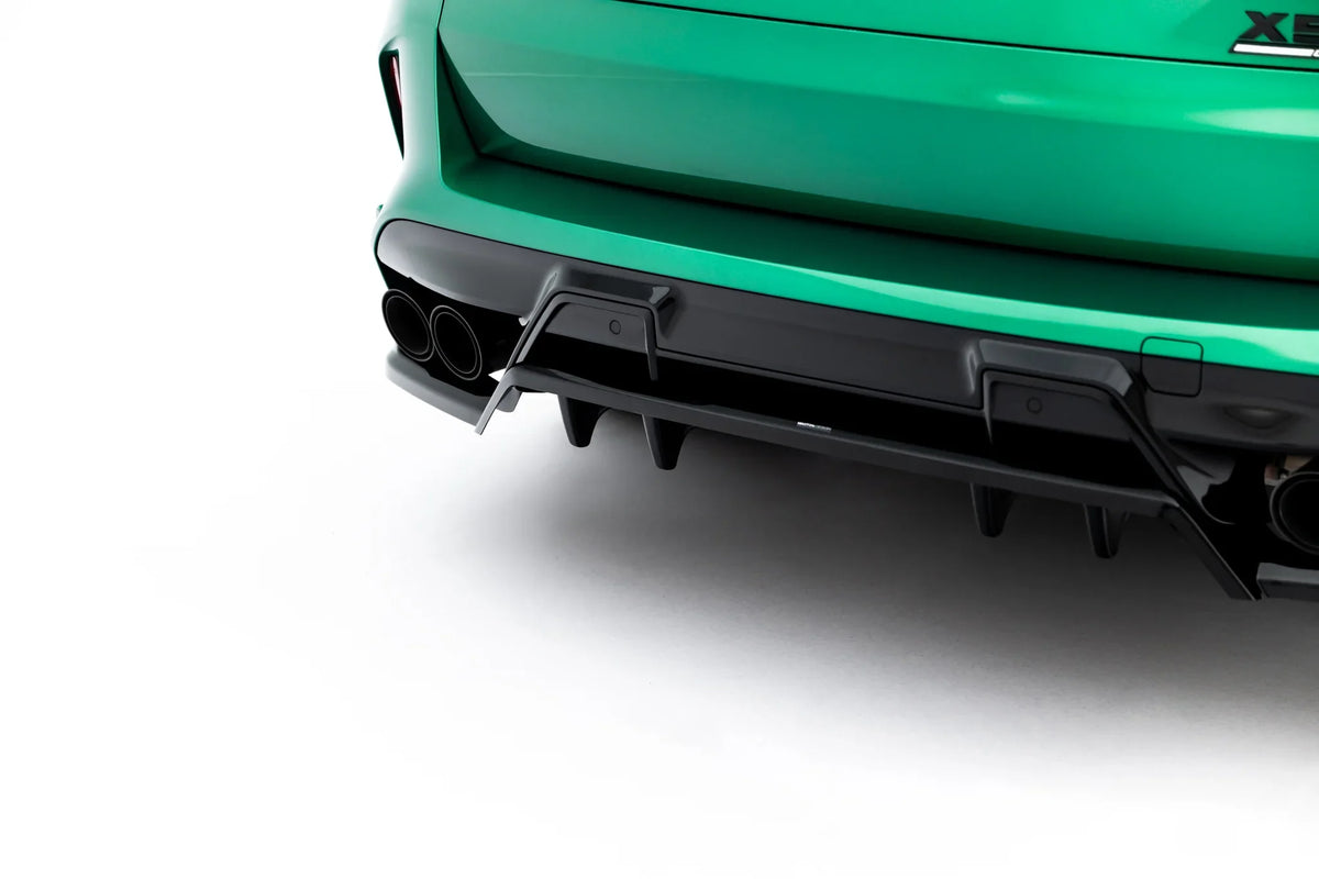 Bakre Splitter (With Vertical Bars) för BMW X5 M F95 / F95 Facelift
